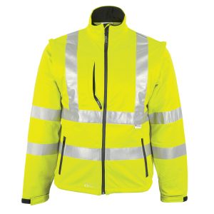 Veste softshell haute visibilité