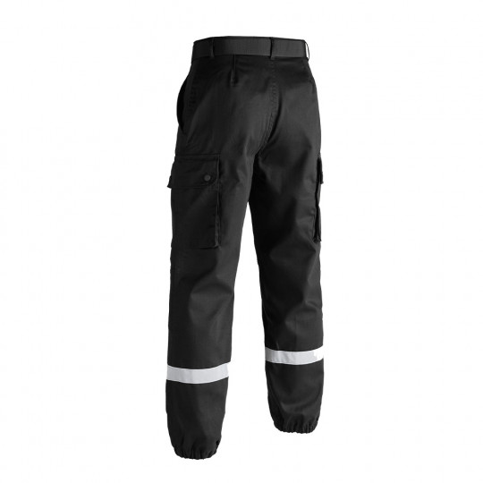 Pantalon F2 bandes rétro-réfléchissantes noir – Image 2