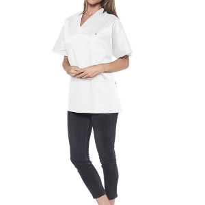 TUNIQUE MIXTE ANDREA PC Blanc