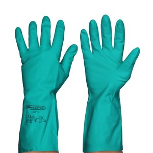 Gant industriel nitrile renforcés vert