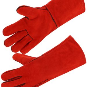 GANT TOUT CROÛTE DE BOVIN. ENTIÈREMENT DOUBLÉ COTON. 35 CM