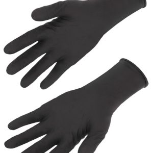 GANT NITRILE. AQL 1,5. NOIR BOITE DE 100