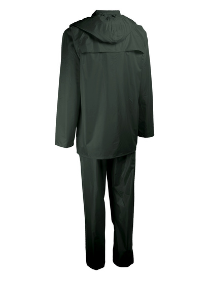 COMPLET DE PLUIE. PVC SOUPLE. SUPPORT POLYESTER. COUTURES ÉTANCHÉES VERT – Image 2