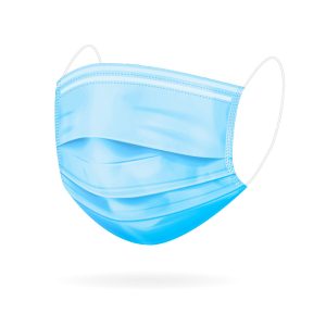 Masque facial jetable anti poussière anti brume / boite de 50 pièces