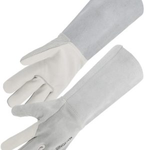 GANT PAUME FLEUR BOVIN. DOS CROÛTE. MANCHETTE CROÛTE 20 CM