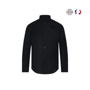 CHEMISE NON IRON SP NOIR | HOMME | marquage dos SECURITE PRIVEE (décret 180723)